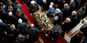 Intimate burial services for Rosalynn Carter are performed in the town where she and her spouse were born.