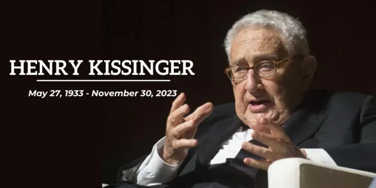 American diplomat and Nobel laureate Henry Kissinger passed away at age 100.