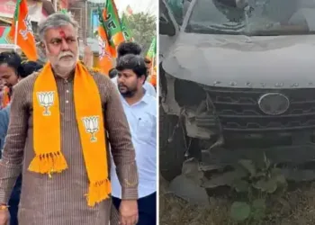 चुनाव प्रचार करने पहुंचे केंद्रीय मंत्री प्रहलाद पटेल की कार का छिंदवाड़ा में हुआ एक्सीडेंट