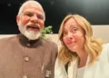Italian PM Giorgia Meloni posts a “Melodi” selfie at COP28 beside PM Modi, and the image becomes viral